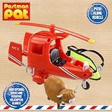 Character Postman Pat Deluxe SDS Helicopter Runaway Cow Vehicle Toy view 4
