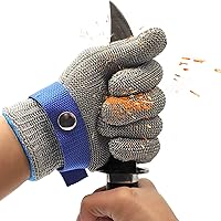TS Level 9 Cut Resistant Glove Stainless Steel Mesh Metal Wire Glove Durable Rustproof Reliable Cutting Glove Latest…