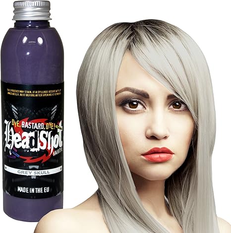 Headshot Coloration Semi Permanente 150ml Grey Skullgris