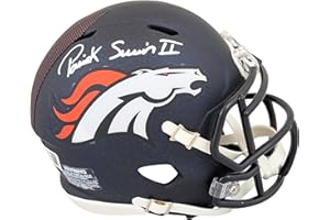 PPC - PRESS PASS COLLECTIBLES Broncos Patrick Surtain II Authentic Signed Speed Mini Helmet BAS Witnessed