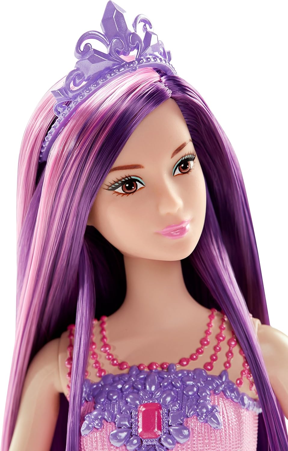 barbie with purple hair