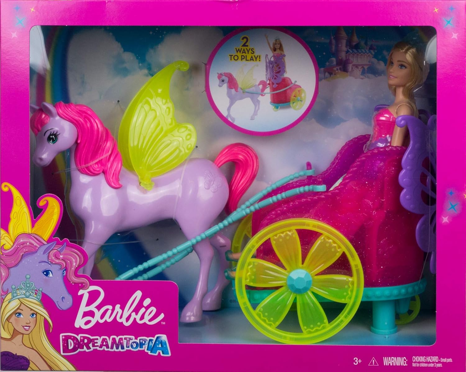 barbie dreamtopia horse and carriage