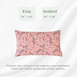 Elegant Comfort Ultra Soft Set of 2 Floral Print