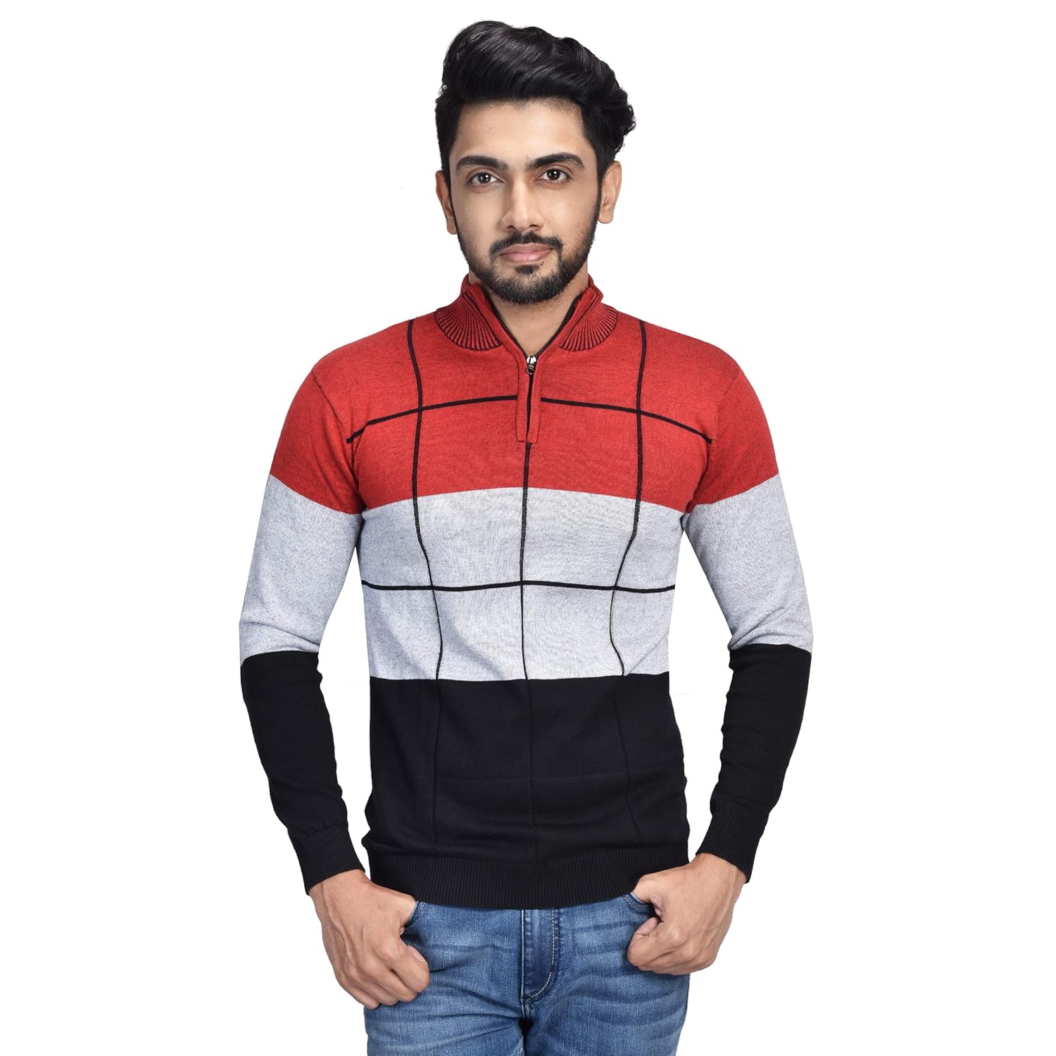 Buy Mysticplay Men S Full Sleeves T Shirts With Half Chain Red Black At Amazon In Buy Mysticplay Men S Full Sleeves T Shirts With Half Chain Red Black At Amazon In