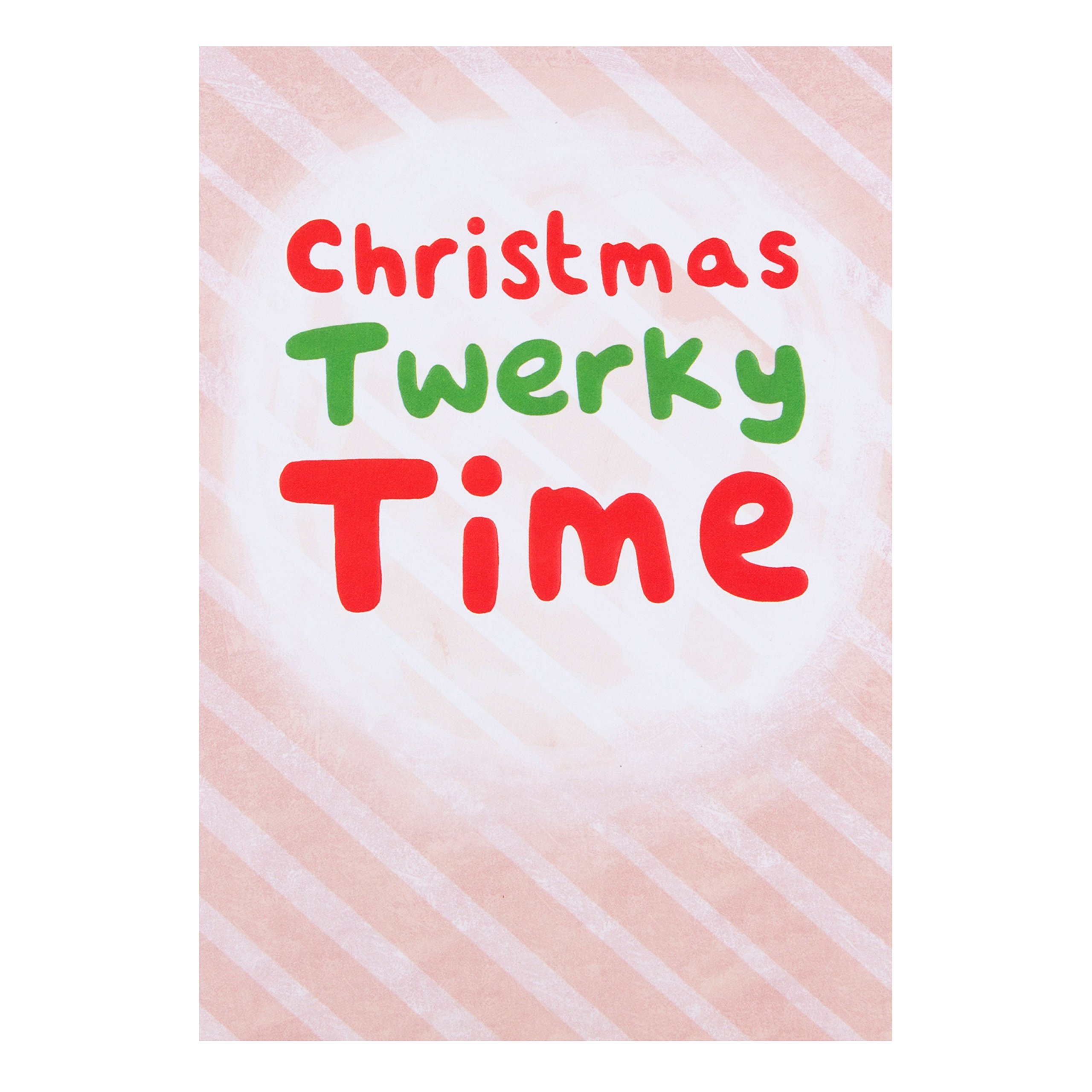 Hallmark Funny Christmas Card 'Twerky Time' - Medium