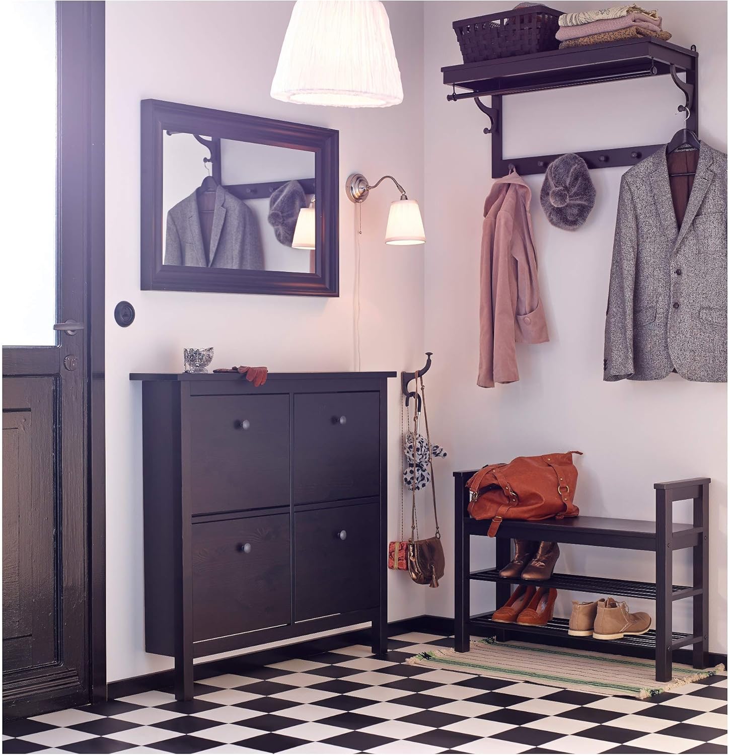 hemnes shoe cabinet for sale