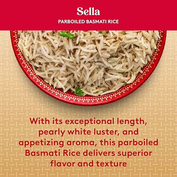 ROYAL CHEF’S SECRET SELLA BASMATI RICE – AUTHENTIC EXTRA LONG GRAIN PARBOILED BASMATI WHITE RICE – 10 LB BAG