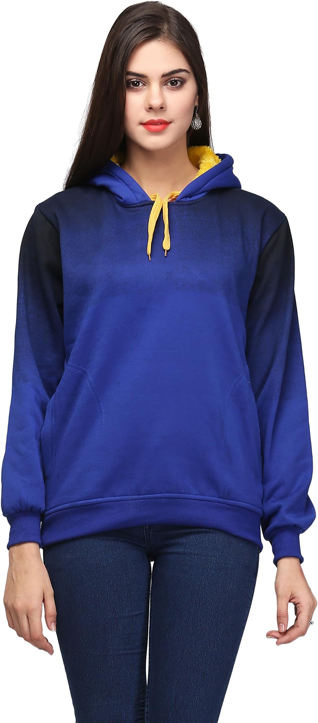High Hill Women's Cotton Hooded Sweatshirt