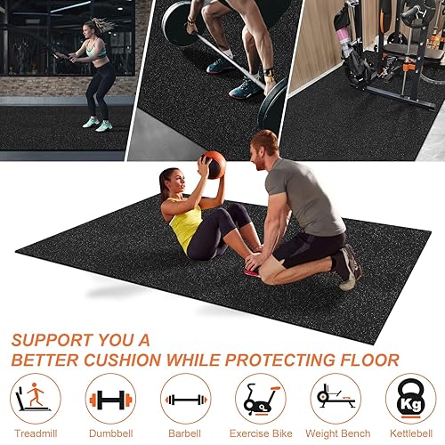Gym Flooring for Home Gym innhom Rubber Mats for Floor Gym Mats