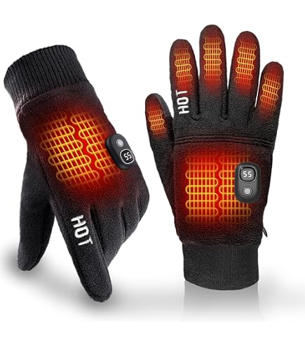 Amazon.com: MetroTesco Rechargeable Electric Heated Gloves with