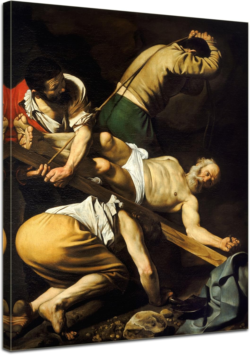 Leinwandbild Caravaggio Die Kreuzigung des Apostels Petrus
