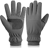 Gopaice Winter Skiing Gloves for Men & Women, Waterproof Thermal,Touchscreen Lightweight with Non-Slip Grip for Cycling Running in Cold Weather