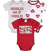 Gerber NFL baby-girls Nfl 3-pack Onesie Bodysuit
