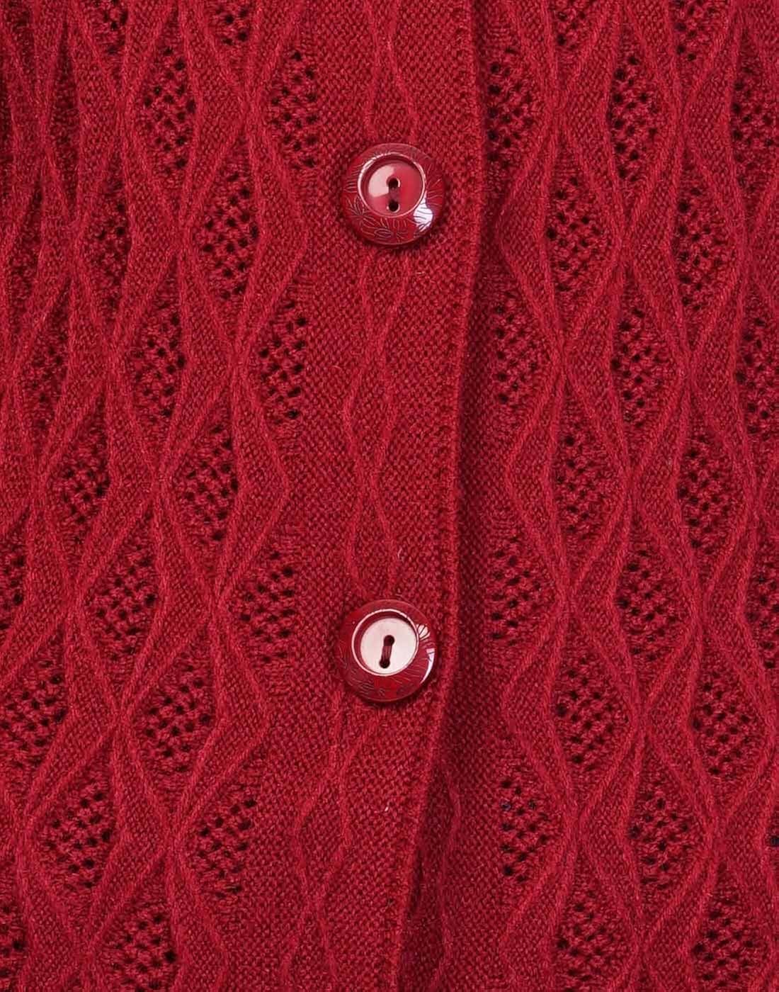 montrex maroon long coat for women