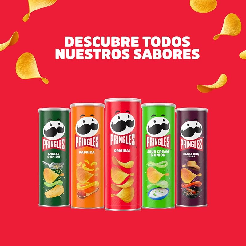 Sour Cream & Onion | Aperitivo salado Sabor Crema agria y Cebolla | Tubo | 185g