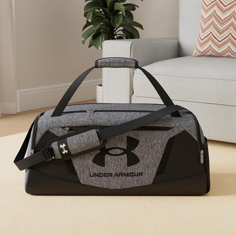 Unisex Undeniable 5.0 Medium Duffle Bag - Pitch Gray Medium Heather / Black / Black - OSFM