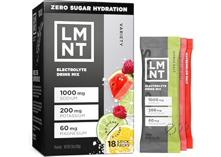 LMNT Zero Sugar Electrolytes - Variety Pack Bundle | Drink Mix | 18-Count