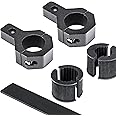 LAMPHUS Off-Road ATV UTV Light Bar Mounts Mounting Bracket Mini Bar Clamp Kits [0.75"/1"/1.25" Inch] [Vertical Bar] [Aluminium] [2 Unit] Bull Bar UTV Roll Bar Clamp Tube Roll Cage Clamps Mount