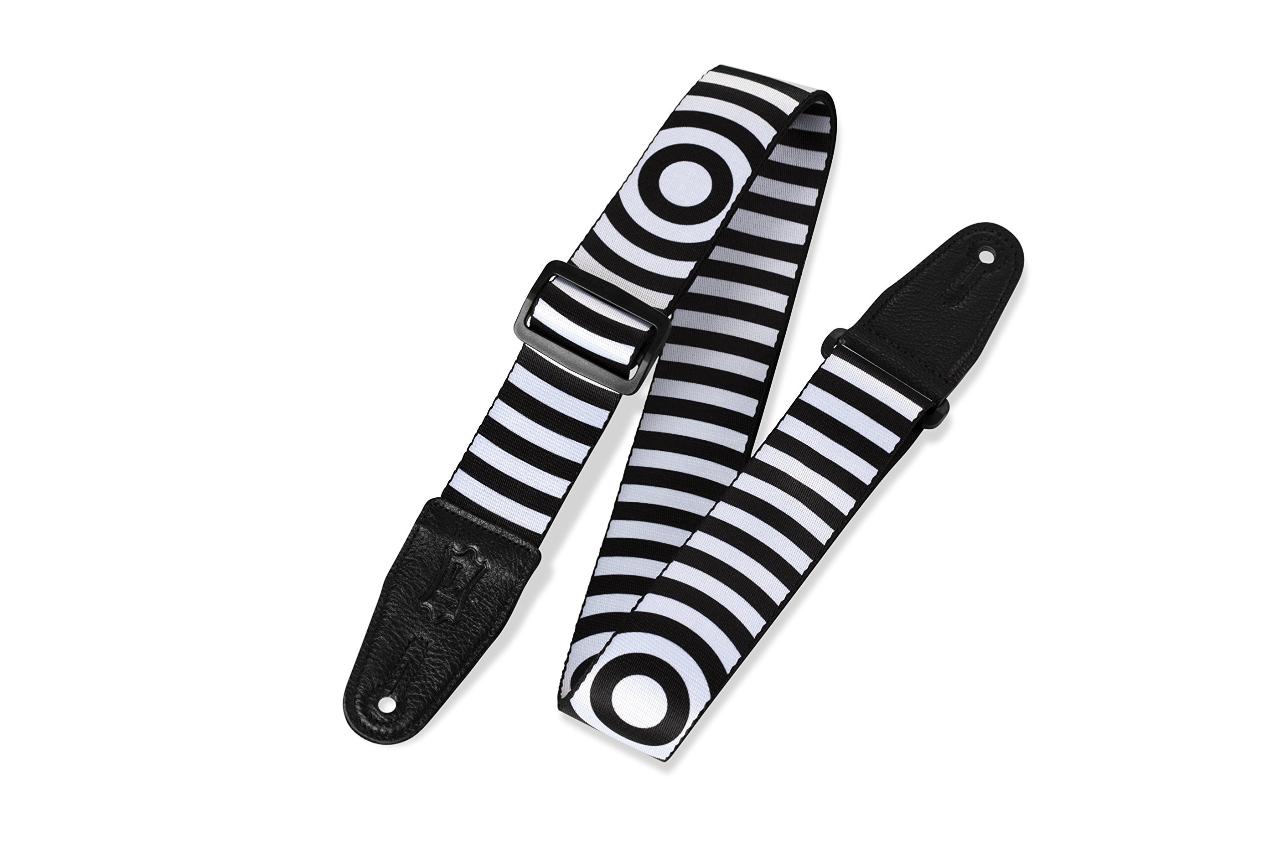 Levy's MPS2-064 2-inch Polyester Sonic Art Strap - Spiral Stripes