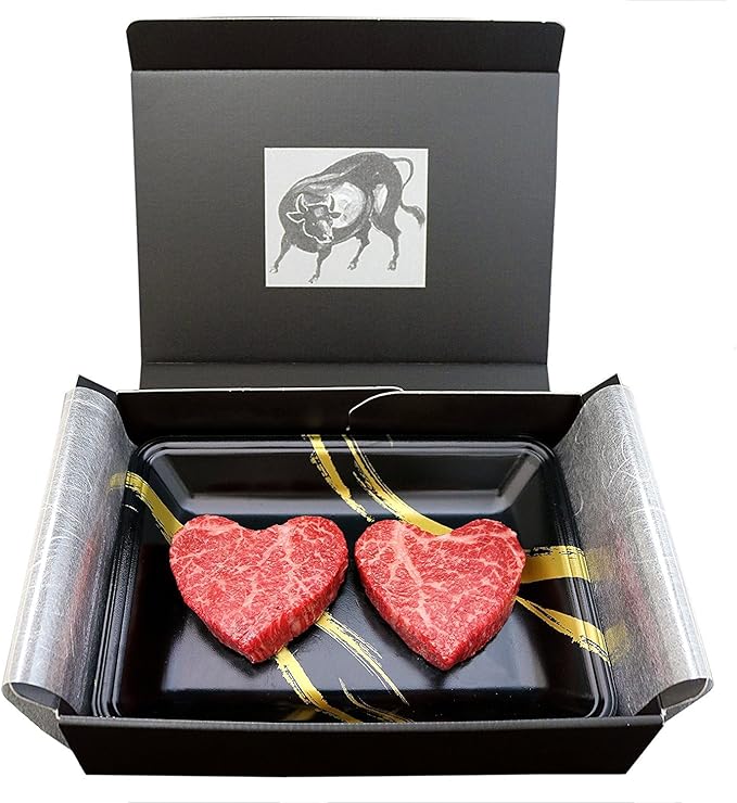 Amazon 母の日 プレゼント 肉贈 米沢牛 かわいい ハート型 特選 ギフト 赤身 モモ ステーキ110g 2枚 A5 肉贈 牛肉 通販