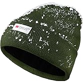 Waterproof Winter Fleece Lined Beanie Hat for Men Women Warm Knit Cuffed Beanie Thick Skull Cap Unisex Windproof Watch Hat