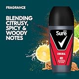 Sure Men Original Roll On Deodorant 48hr Protection MotionSense 50ml Pack of 6 view 5