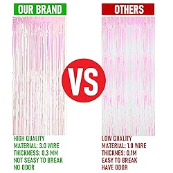 Dazzle Bright 2 Pack Backdrop Curtain, 3FT x 8FT