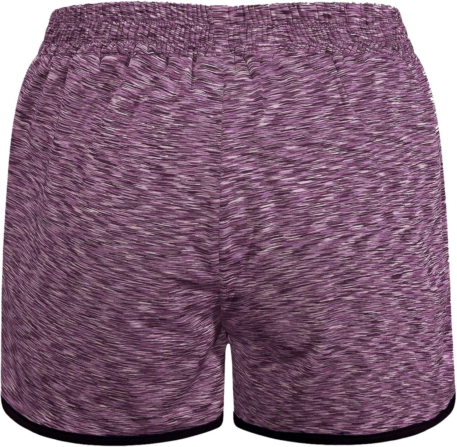 Blevonh Womens Cozy Banded Waist Running Fitness Workout Shorts with Pockets S-XXXL: Clothing