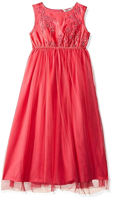 Karigari Girl's Cotton a line Dress(Colors & Print May Vary)