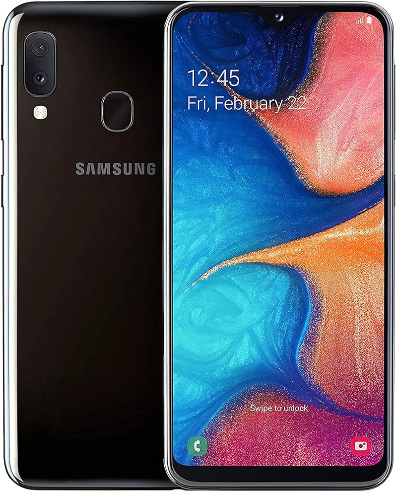 Samsung Galaxy A20e 32GB Black Dual-SIM SIM-Free Smartphone Renewed 5.8"