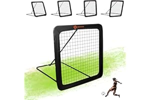 ORIENGEAR Soccer Rebounder with 8 Angle Adjustments, 39 x 39 inch Durable and Versatile Soccer Bounce Back Net for Backyard, Kids Teens & All Ages Soccer Volleyball Lacrosse Training Equipment