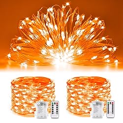JMEXSUSS 2 Pack Orange Halloween Fairy