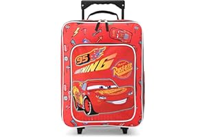Fast Forward Cars Luggage 16" Soft Side Wheeled Pilot Case- Rolling Suitcase 16x12x5