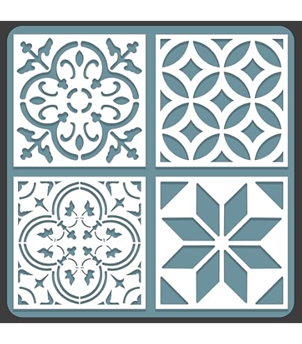 More Lovely Days Reusable Floor Stencils For Painting