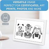 Clay Roberts A4 White Photo Frame – Wall Mount, Portrait or Landscape view 5