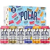Polar Seltzer Water Sampler Variety Pack, 12 fl oz cans, 18 pack