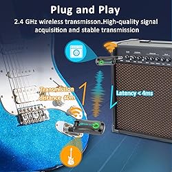 2.4GHz Wireless Guitar System with 4