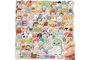 103PCS Emotional Support Animal Stickers, Affirmation Sticker Pack for Adults, Cute Inspirational Buddies for Water Bottles, 