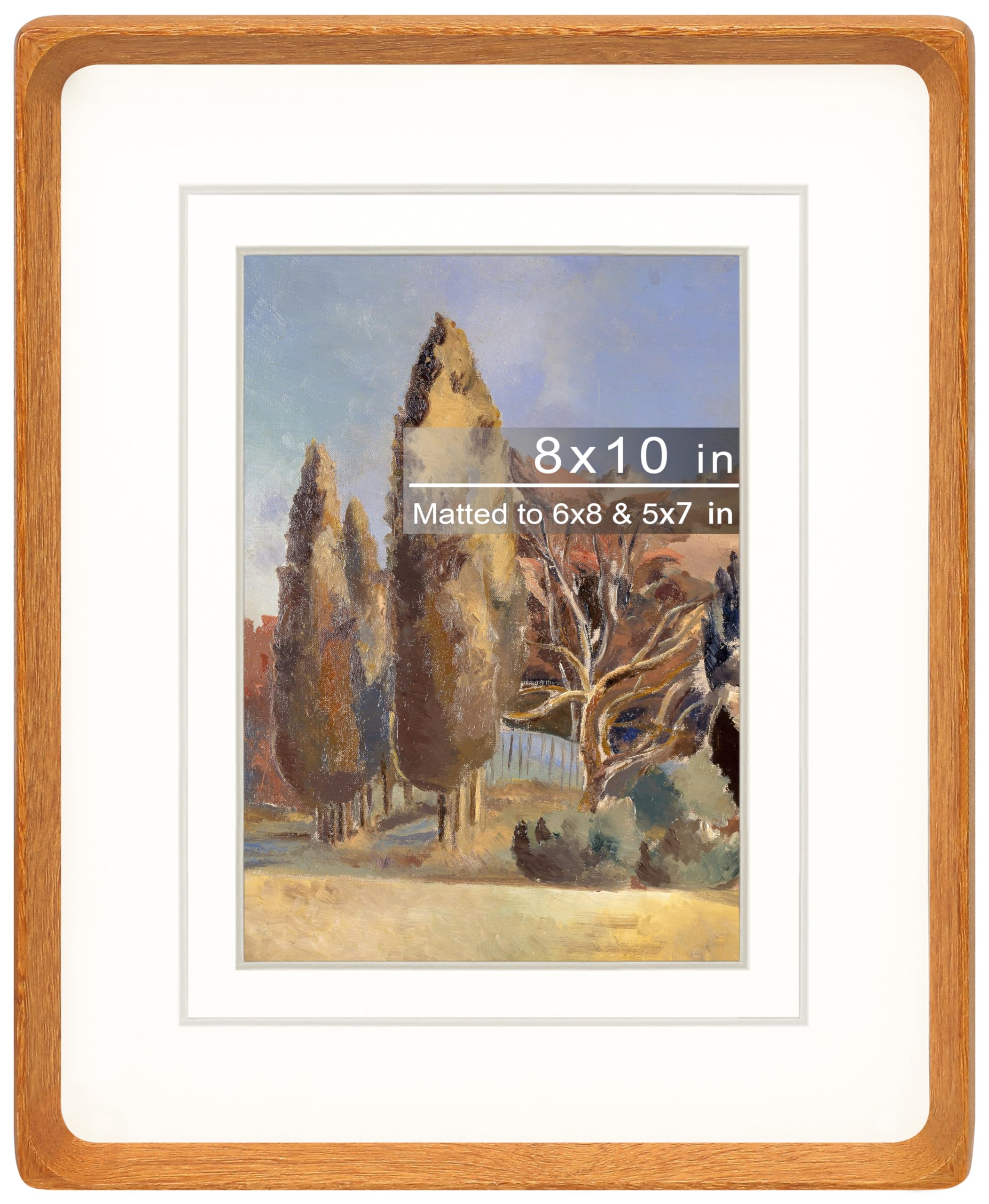 Gdfmsc 8x10 Picture Frame with Mat for