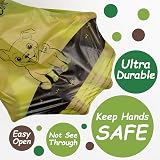 GREENER WALKER Poop Bags 1080 Extra Thick Leak Proof 13x9 Green view 3