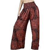 Boho Pants Palazzo Pants for Women with Pockets| Wide Leg high Waisted Flowy Pants for Women | Summer, Cruise, Vacation