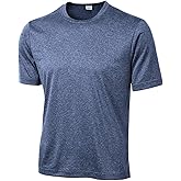 Opna Men's Big & Tall Short Sleeve Moisture Wicking Athletic T-Shirts Regular Sizes & XLT's