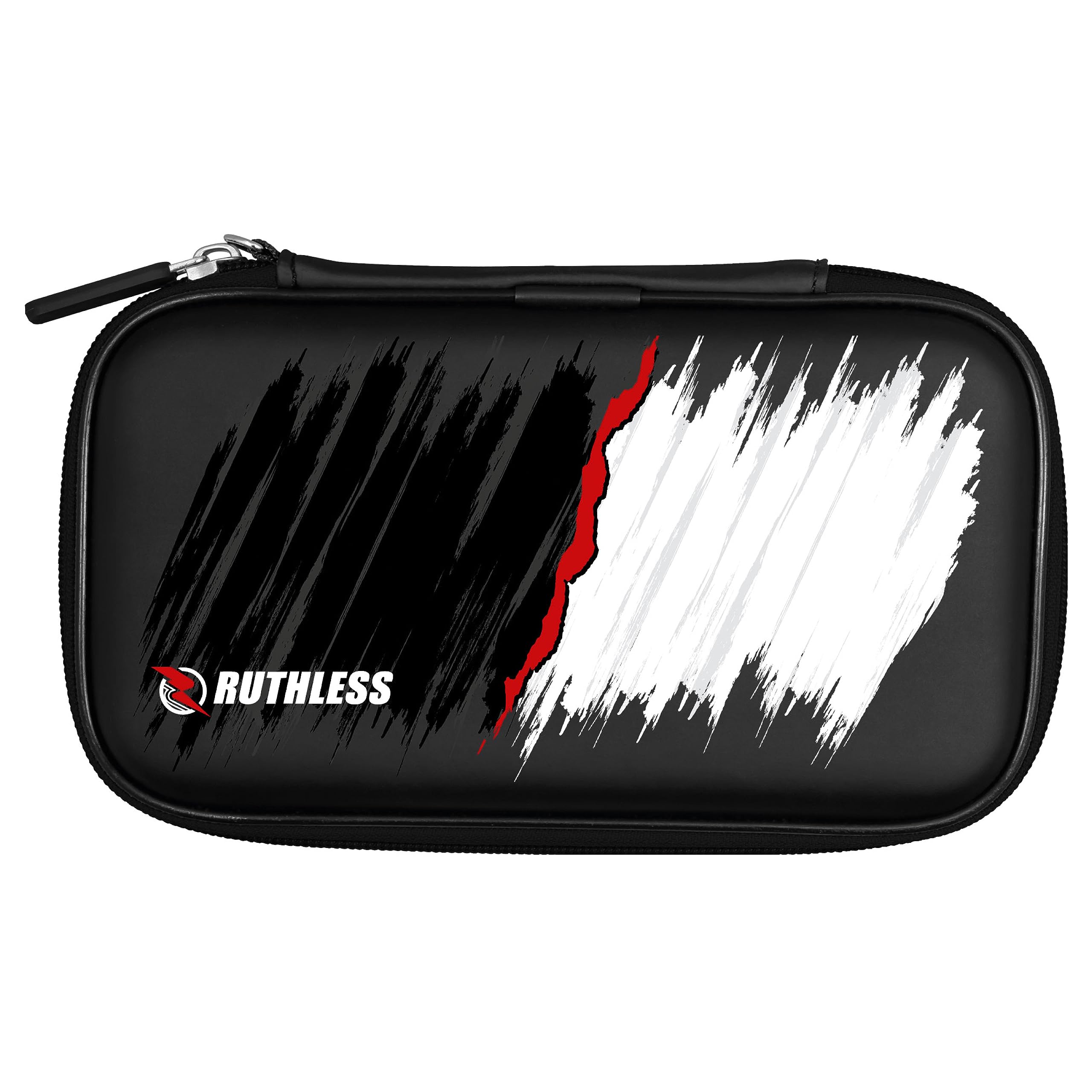 RUTHLESS Dart Case | Professional Darts Case Storage Wallet, Riptorn, Black/Light Grey (W691)