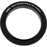 Fotodiox Macro Reverse Ring Compatible with 52mm Filter Thread to Nikon Z-Mount Cameras - for Reverse Mounting Lenses