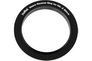Fotodiox Macro Reverse Ring Compatible with 52mm Filter Thread to Nikon Z-Mount Cameras - for Reverse Mounting Lenses