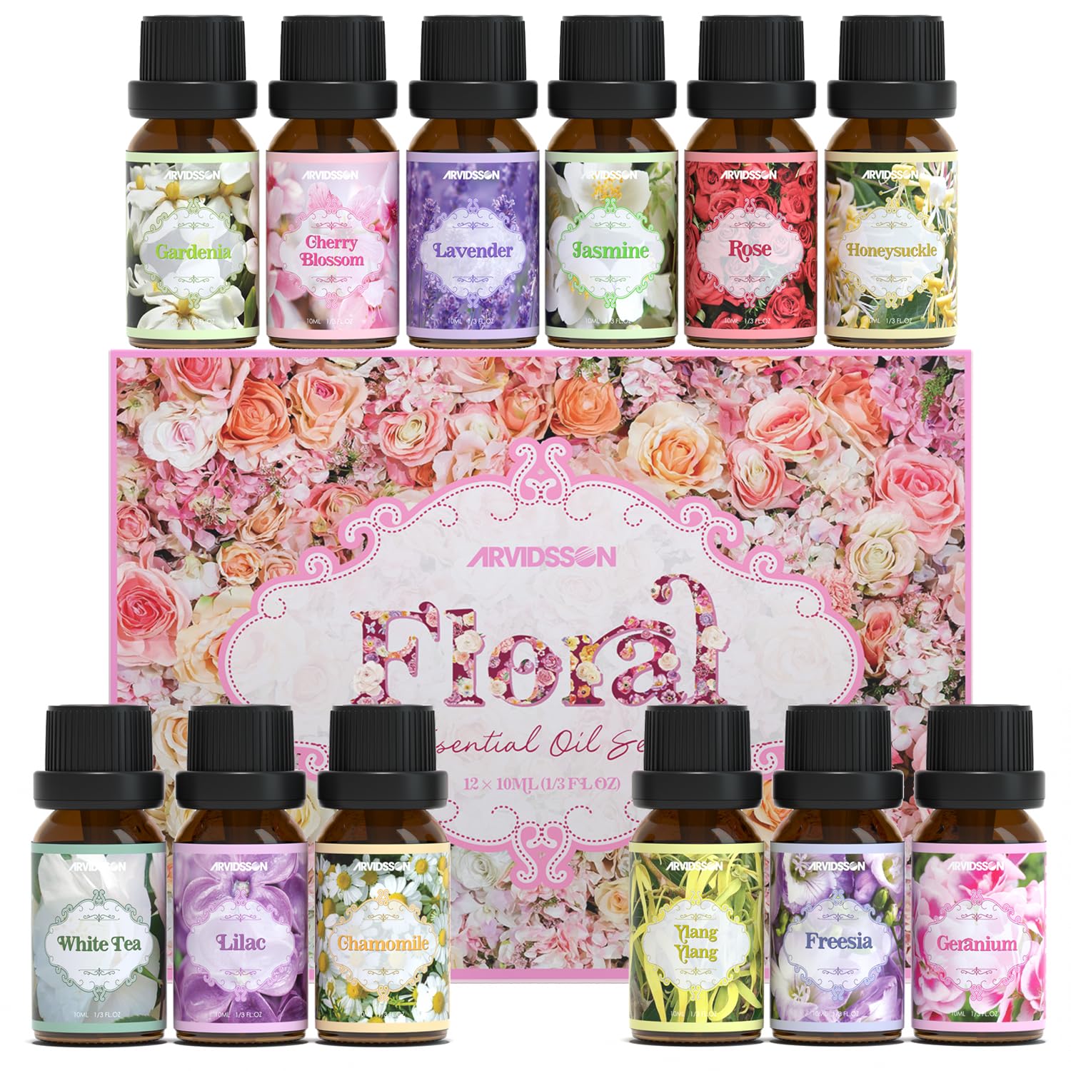 Floral Essential Oils Set, ARVIDSSON Natural Flower