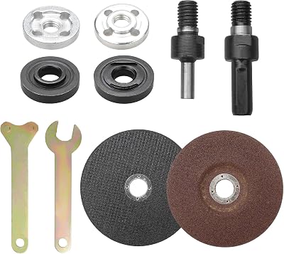 YEYIT 10Pcs Angle Grinder Converter Set for Drill 6mm 10mm Connecting Rods
