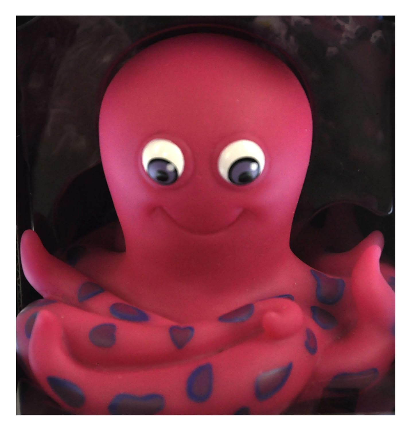 purple octopus bath toy