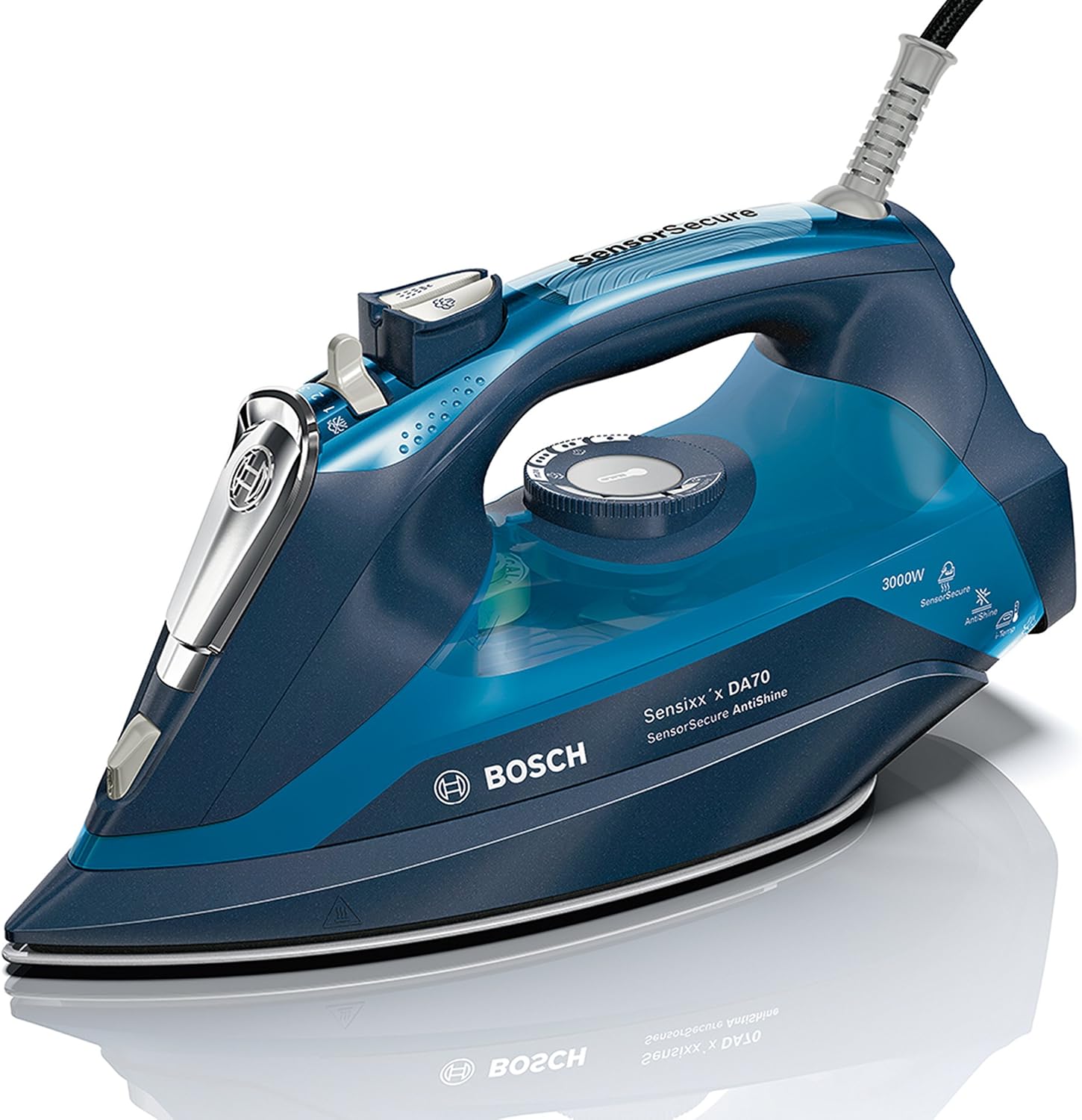 Bosch TDA703021A, Plancha de Vapor, 3000W, Vapor Constante 50 g ...