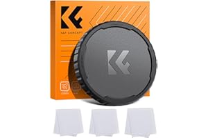 K&F Concept Filter Cover for K&F CONCEPT Variable ND Filters Silicone Soft Cap with 3pcs Microfiber Cleaning Cloth (82MM)